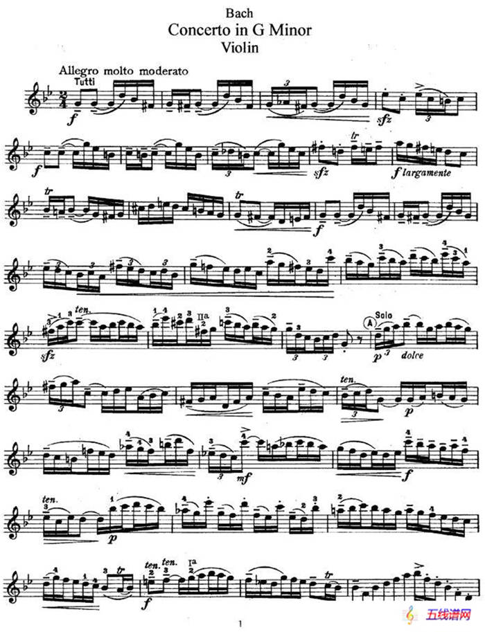 Concerto in G Minor（G小调协奏曲）