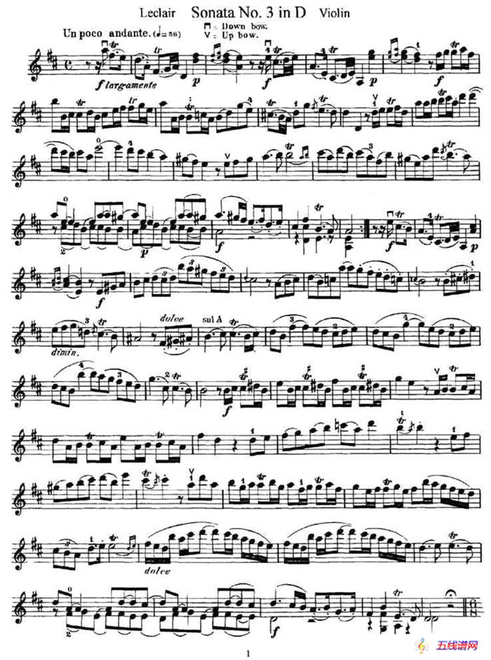 Sonata No.3 in D