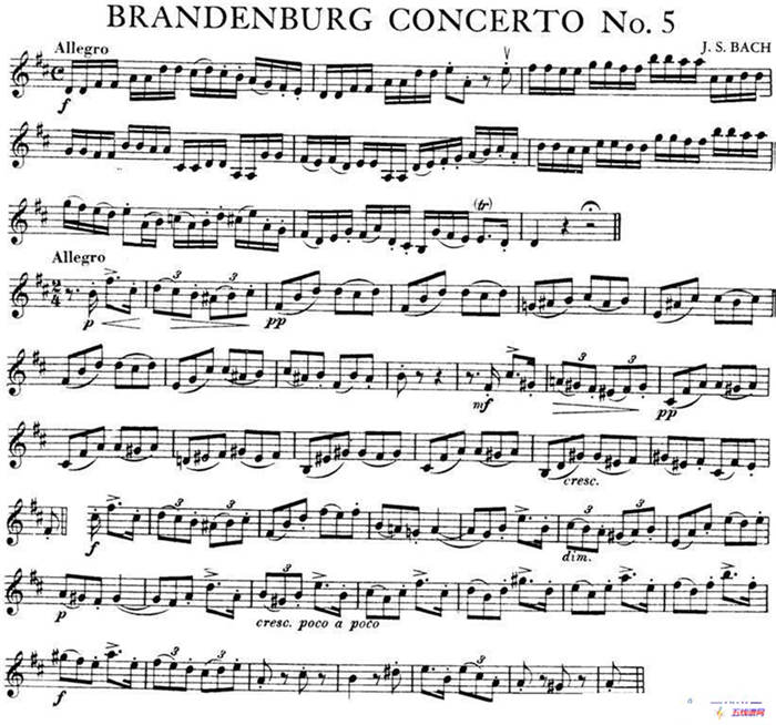 BRANDENBURG CONCERTO No.5