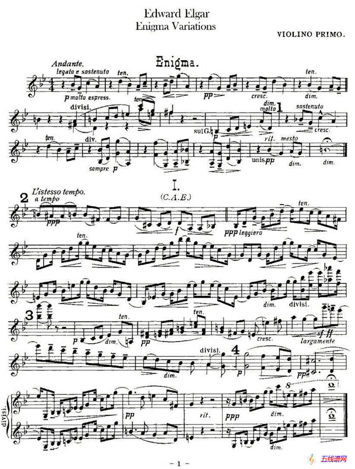 Edward Elgar Enigma Variations