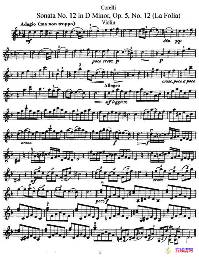 Sonata No.12 in D Minor