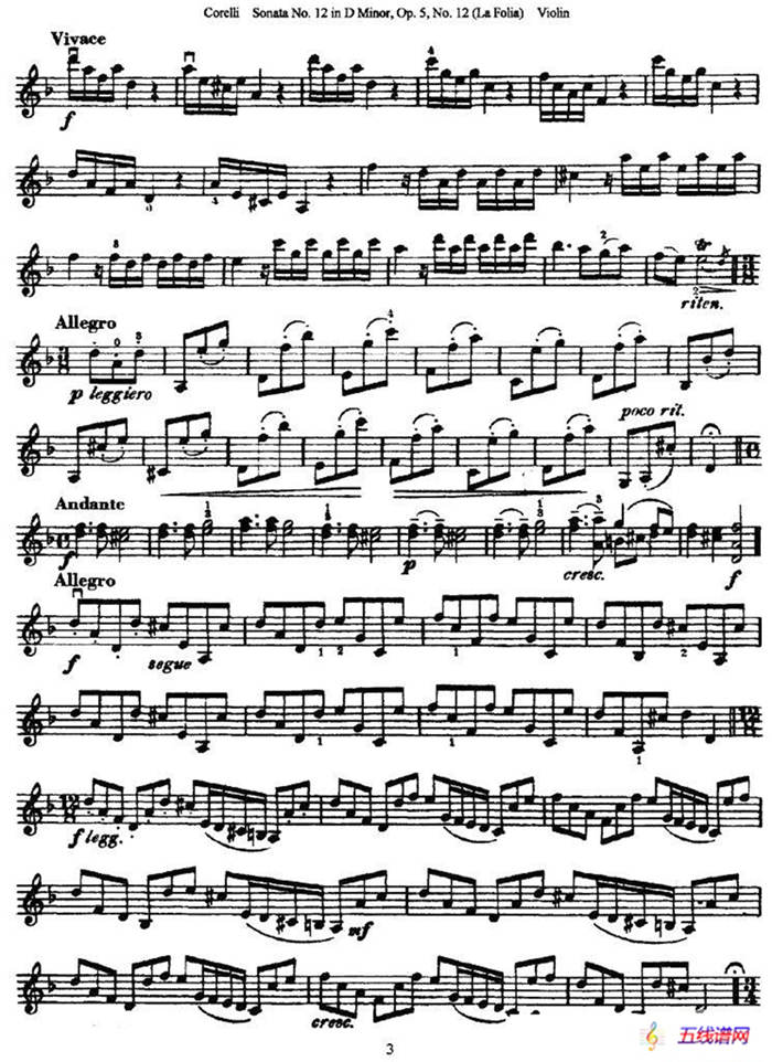 Sonata No.12 in D Minor