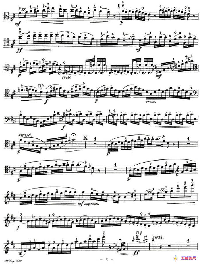 J. Haydn Concerto in D Major（海顿D大调大提琴协奏曲 [大提琴谱]）