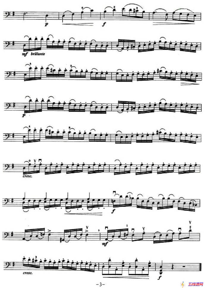 第五协奏曲（大提琴）