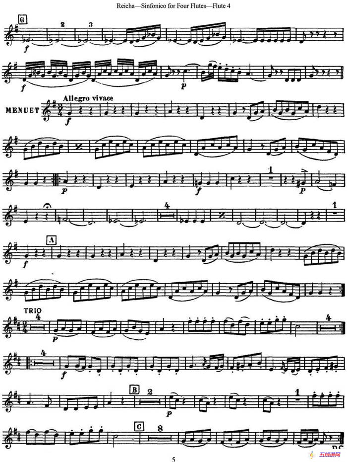 瑞查长笛四重奏（Flute 4）
