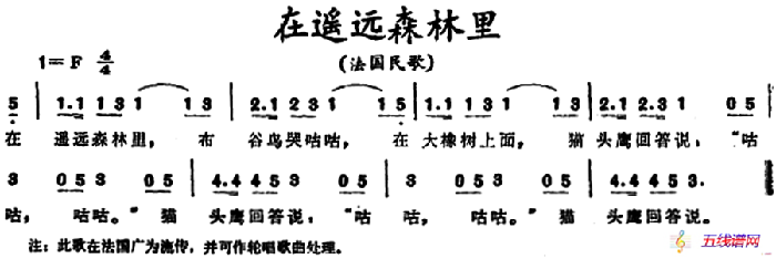 [法]在遥远森林里 