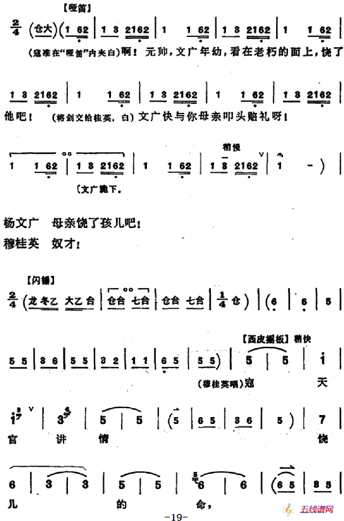 穆桂英挂帅 （第八场 发兵）