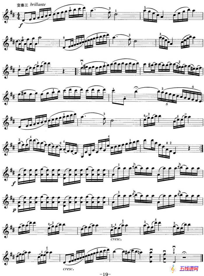 小提琴考级第五级：外国乐曲（6首）