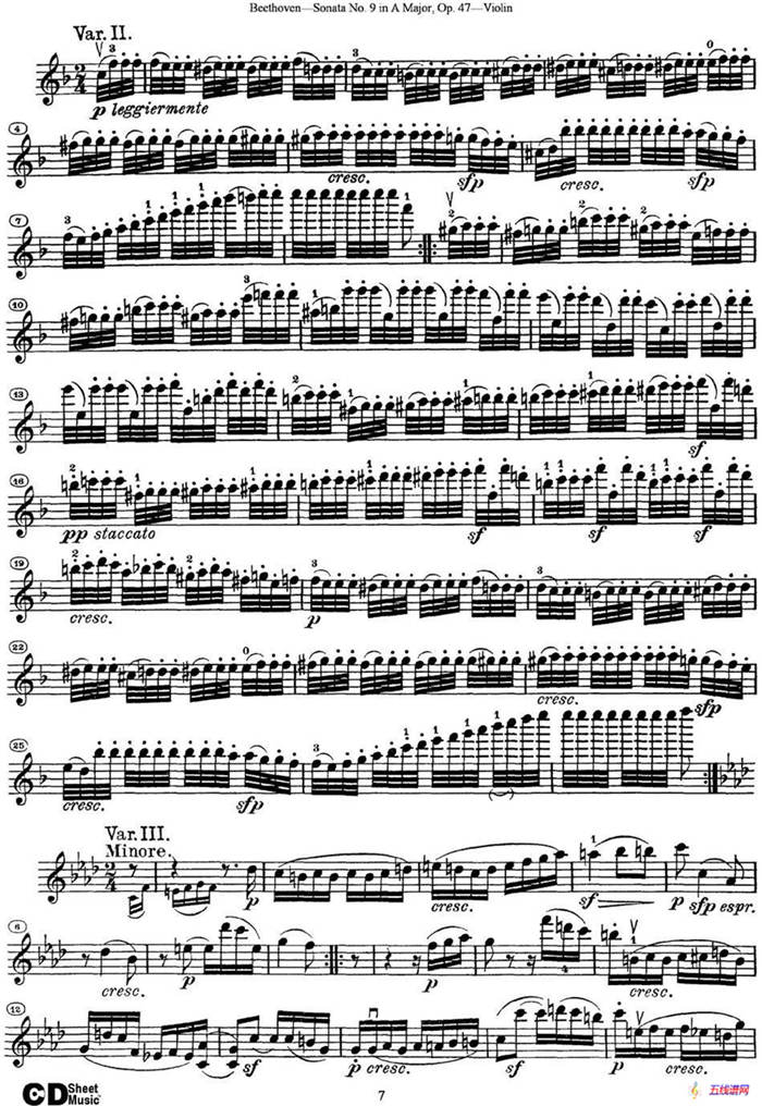 Violin Sonata No.9 in A Major Op.47