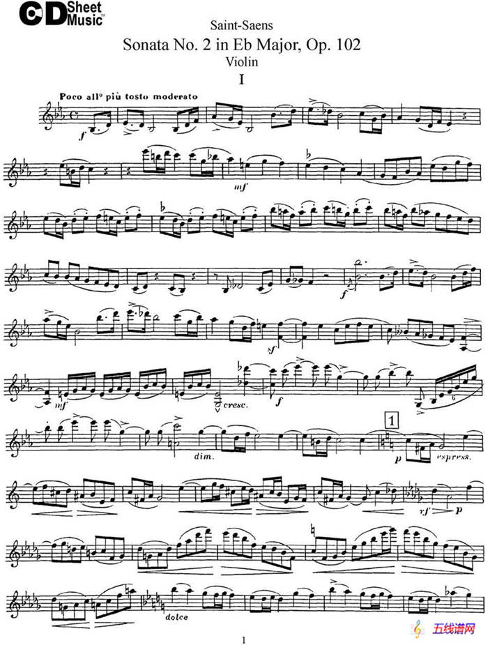 Violin Sonata No.2 in Eb Major Op.102