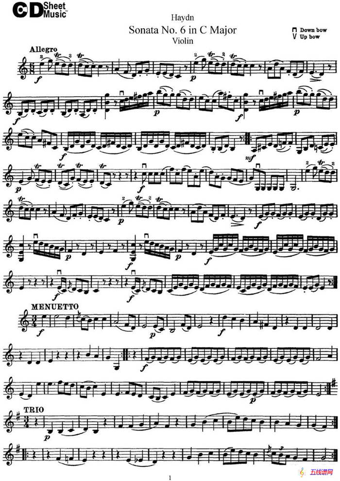 Violin Sonata No.6 in C Major