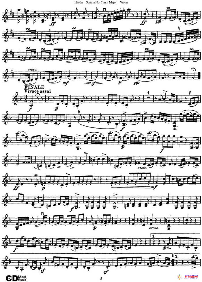 Violin Sonata No.7 in F Major
