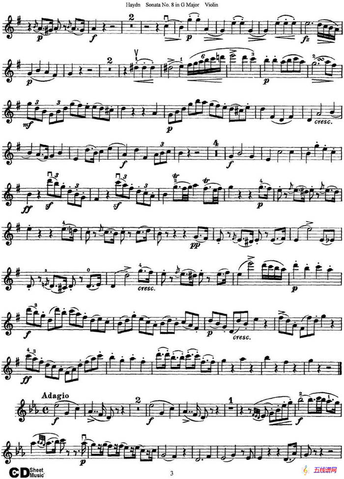 Violin Sonata No.8 in G Major