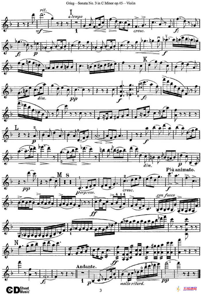 Violin Sonata No.1 Op.3