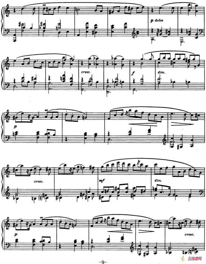 9首玛祖卡舞曲 Op.25（No.2）