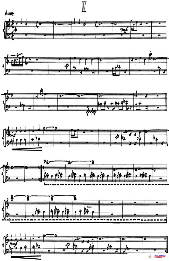 为加料钢琴而作的奏鸣曲与间奏曲（4）