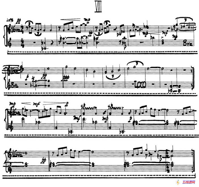 为加料钢琴而作的奏鸣曲与间奏曲（8）