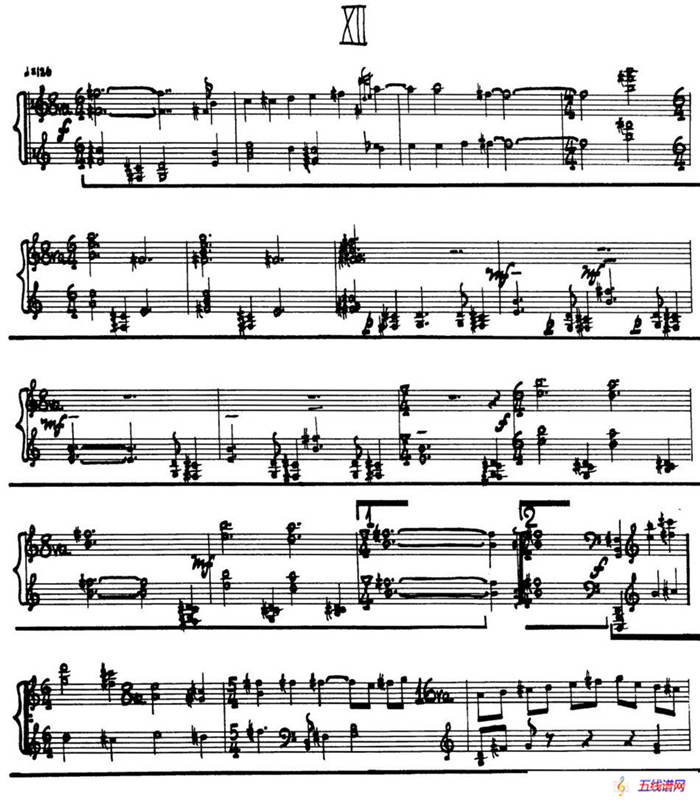 为加料钢琴而作的奏鸣曲与间奏曲（12）