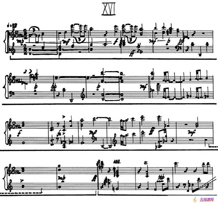 为加料钢琴而作的奏鸣曲与间奏曲（16）