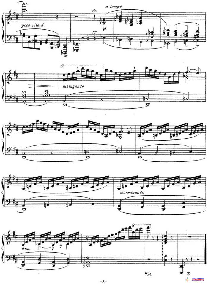 莫什科夫斯基-幻想小品集Op.52（Ⅰ）