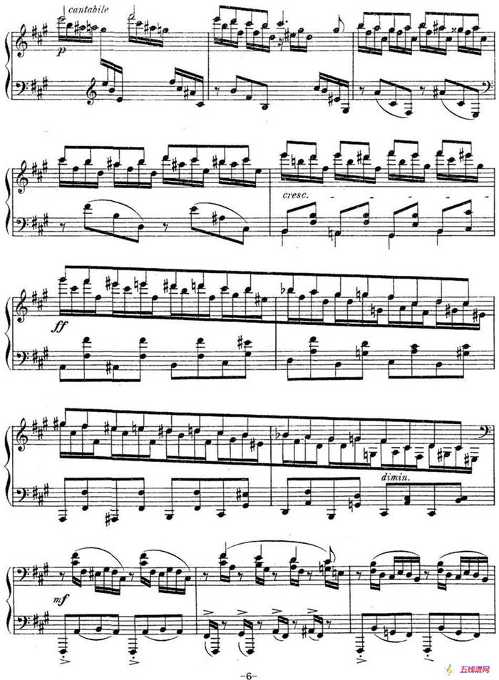 莫什科夫斯基-幻想小品集Op.52（Ⅱ）