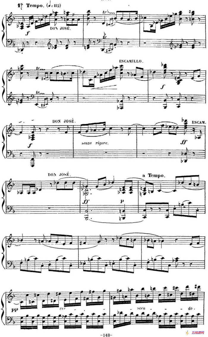 Carmen for Solo Piano（卡门全剧钢琴独奏版）（No.23）