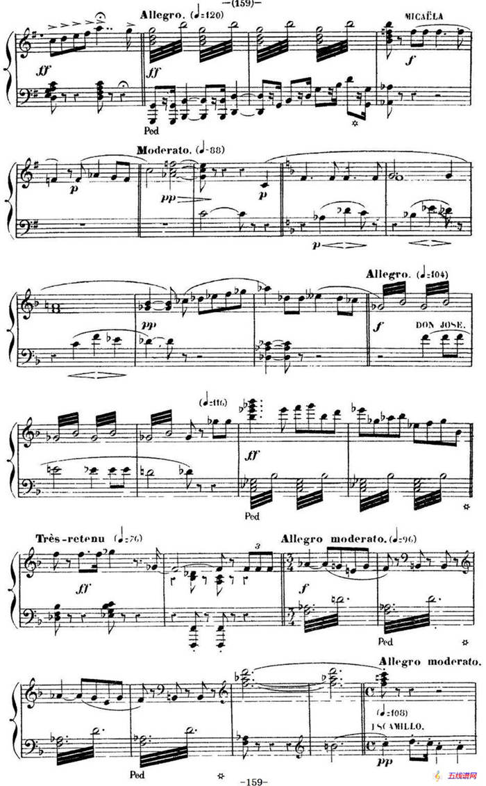 Carmen for Solo Piano（卡门全剧钢琴独奏版）（No.24）