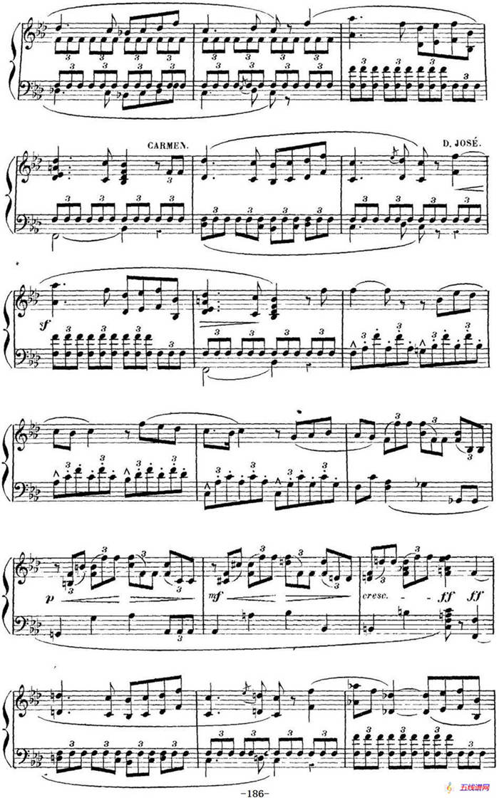 Carmen for Solo Piano（卡门全剧钢琴独奏版）（No.27）
