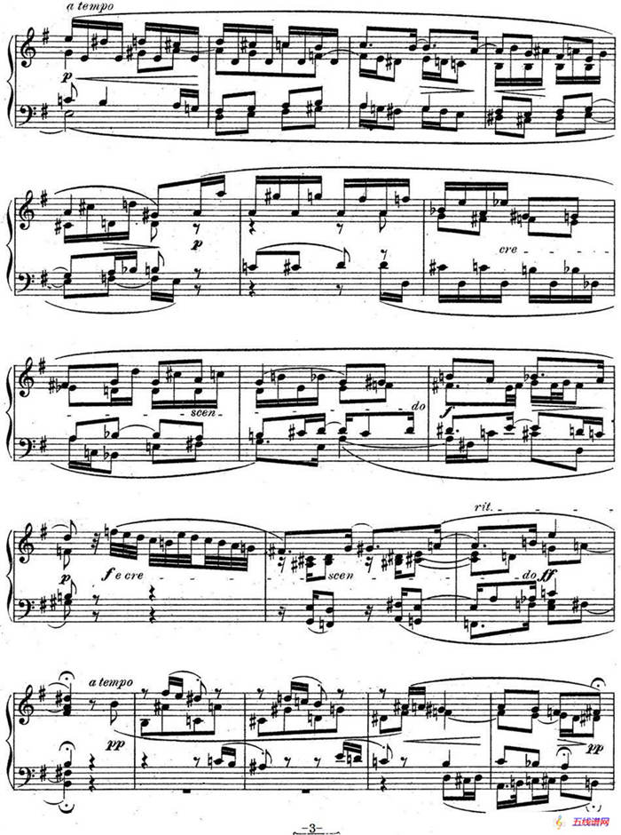 6 Preludes and Fugues Op.99（6首前奏曲与赋格·1）