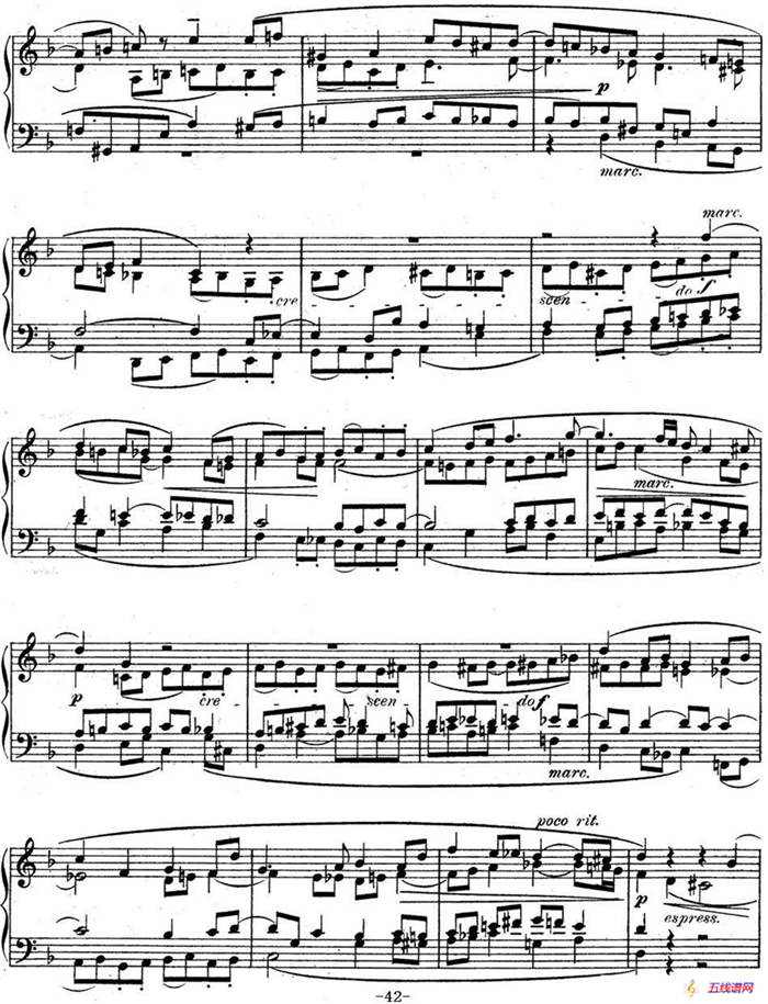 6 Preludes and Fugues Op.99（6首前奏曲与赋格·6）