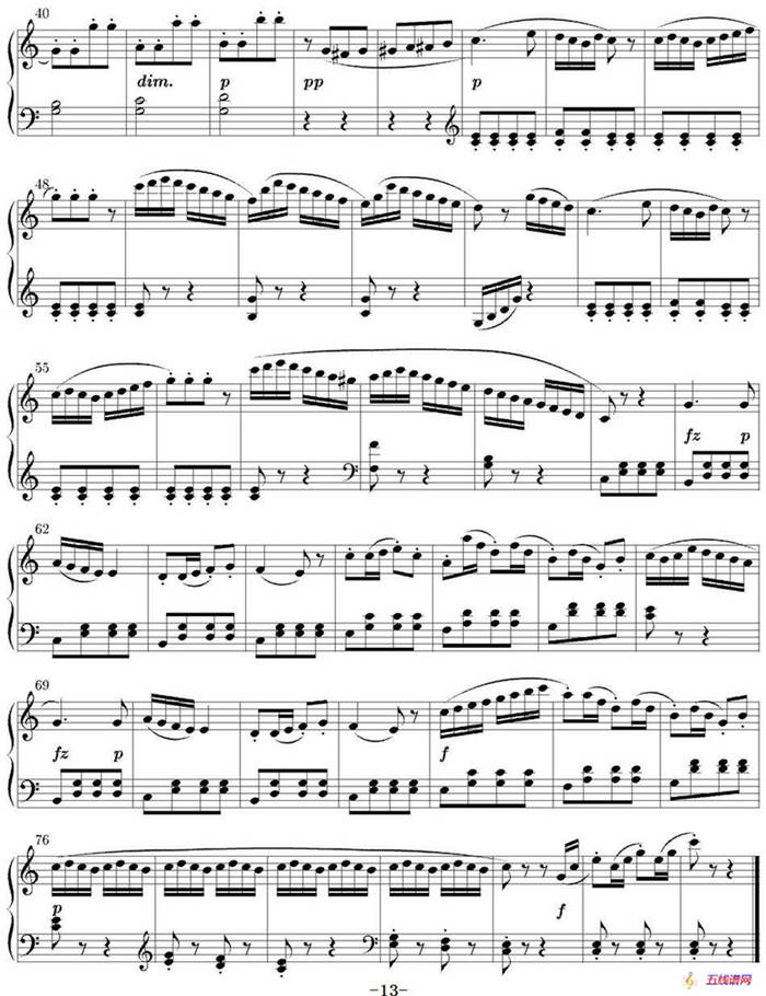 6 Sonatinas Op.36（6首钢琴小奏鸣曲-3）