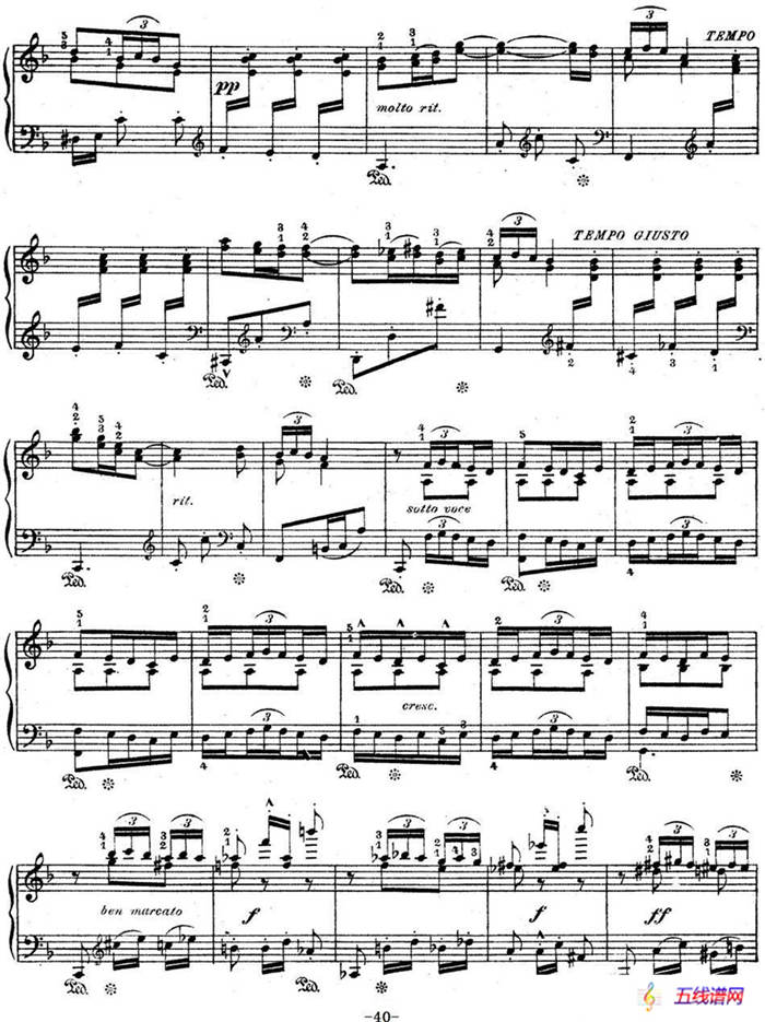 Suite Espanola Op.47（西班牙组曲·Ⅵ）