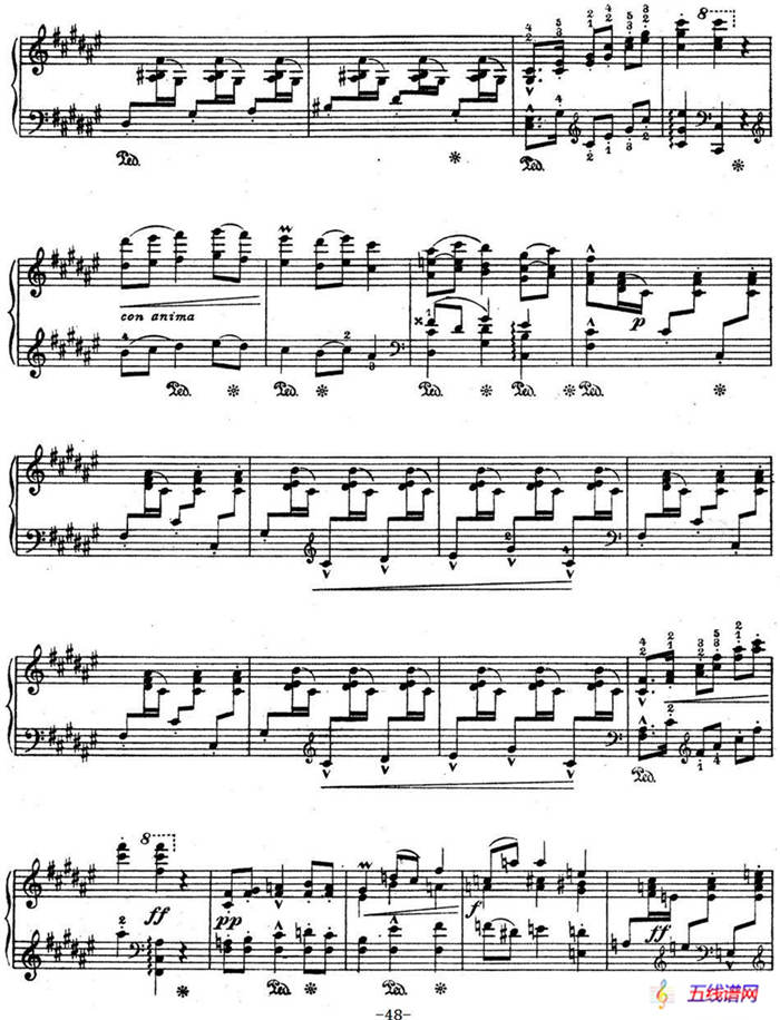 Suite Espanola Op.47（西班牙组曲·Ⅶ）