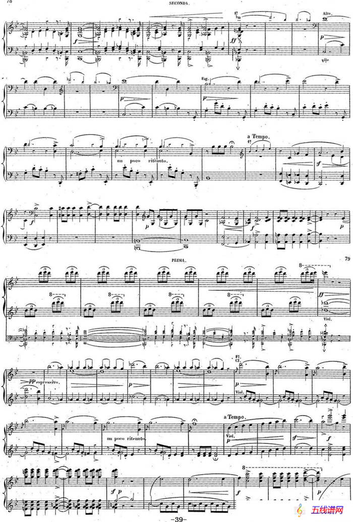 Harold en Italie Op.16 - 4 Hands（哈罗尔德在意大利·四手联弹）（P31——40）