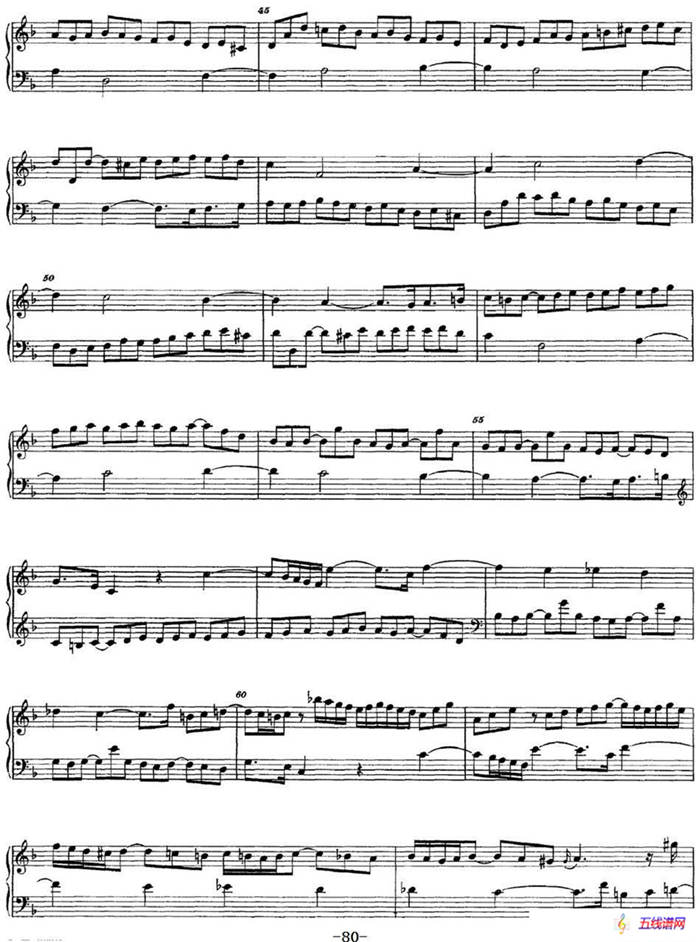 The Art of the Fugue BWV 1080（赋格的艺术-XIV）
