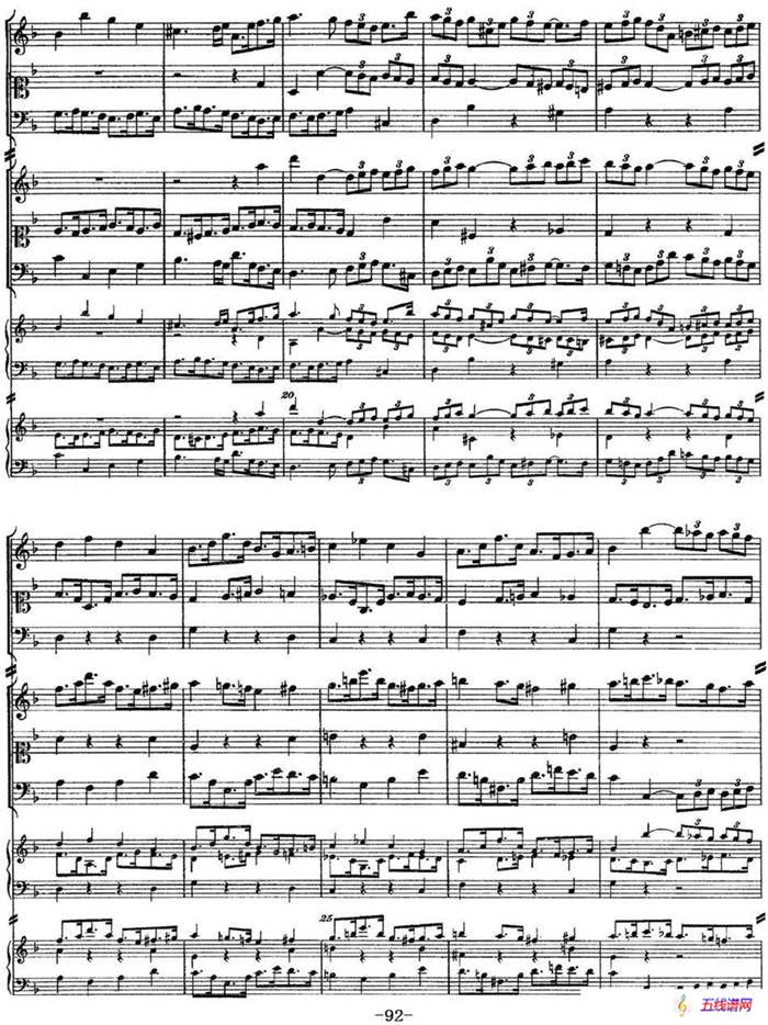 The Art of the Fugue BWV 1080（赋格的艺术-XVI）