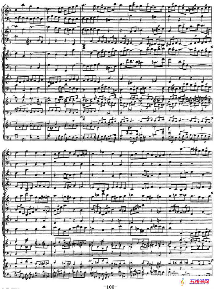 The Art of the Fugue BWV 1080（赋格的艺术-XVII）