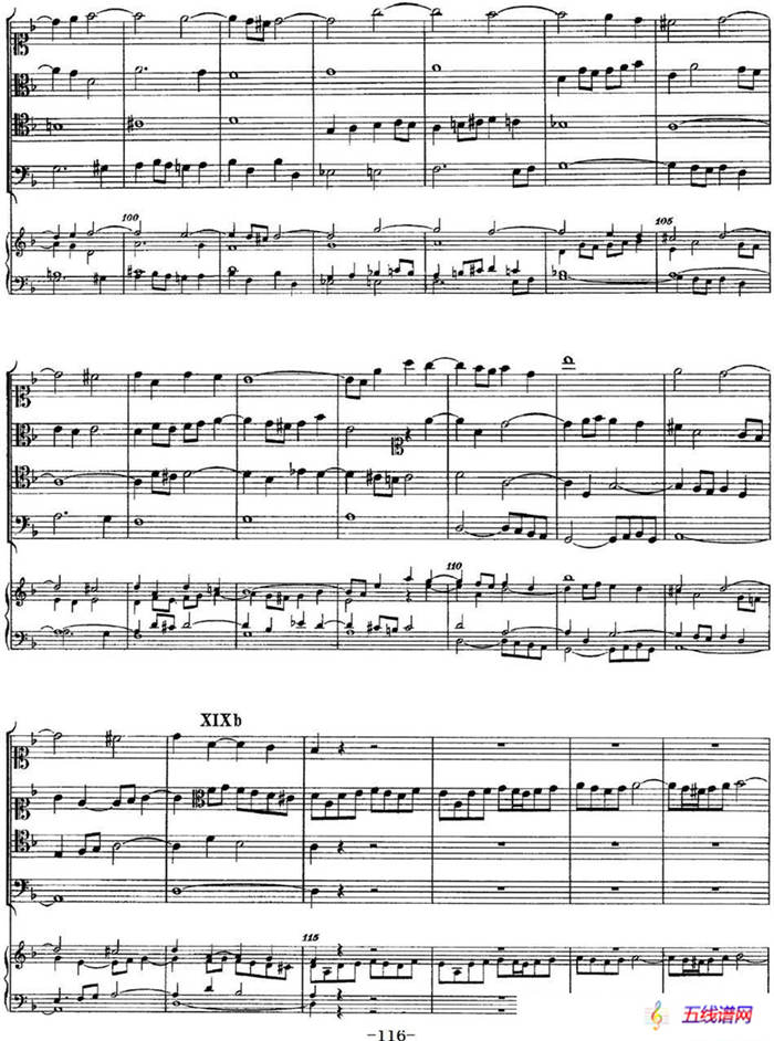 The Art of the Fugue BWV 1080（赋格的艺术-XIX）