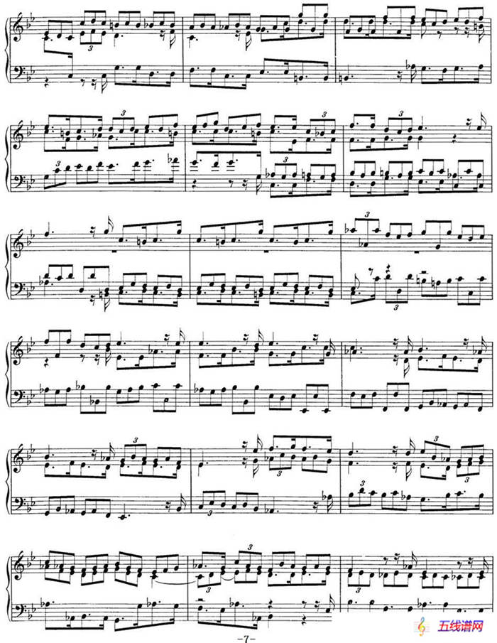 Toccata BWV 915（7首托卡塔·No.6 g小调）