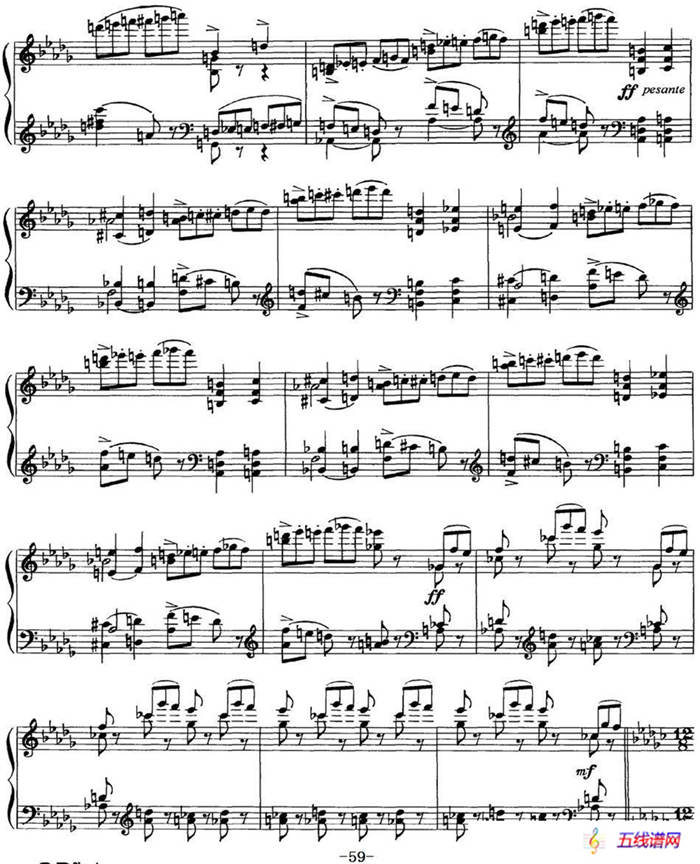 柴可夫斯基18首钢琴小品Op.72（10.Scherzo-fantaisie）