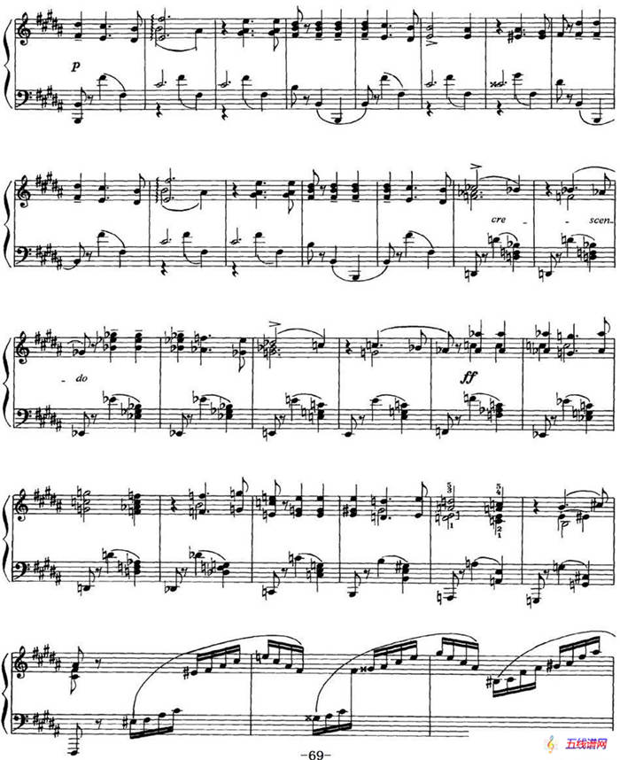 柴可夫斯基18首钢琴小品Op.72（11.Valse bluette）