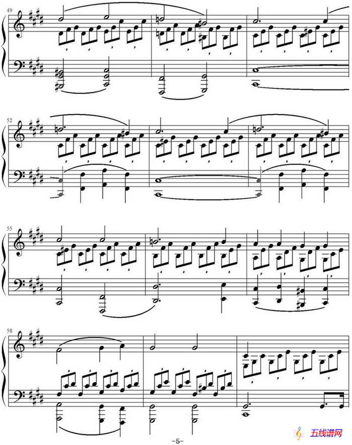 Mondscheinsonate(1st movement)（月光奏鸣曲第一乐章）