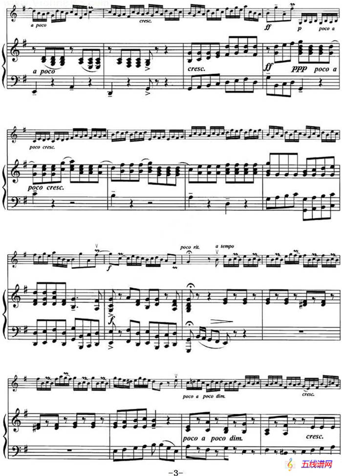 Allegro（快板、小提琴+钢琴伴奏）