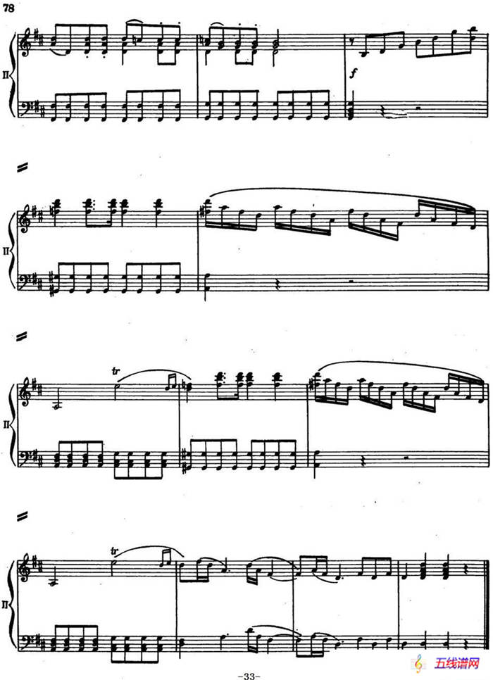 二十八部钢琴协奏曲 No.5（P31-45）