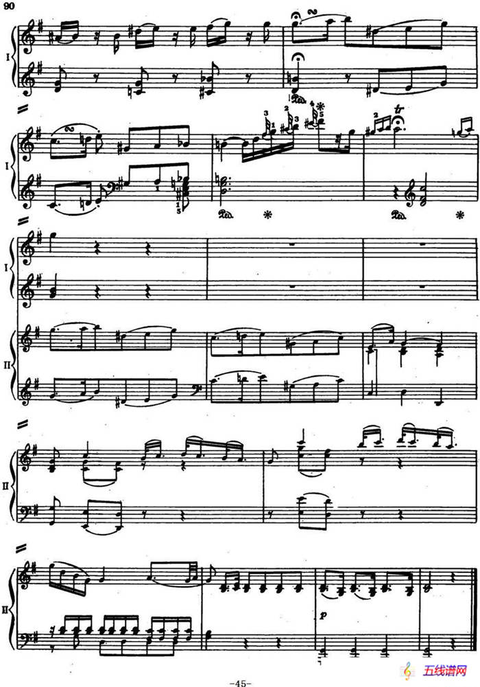 二十八部钢琴协奏曲 No.5（P31-45）