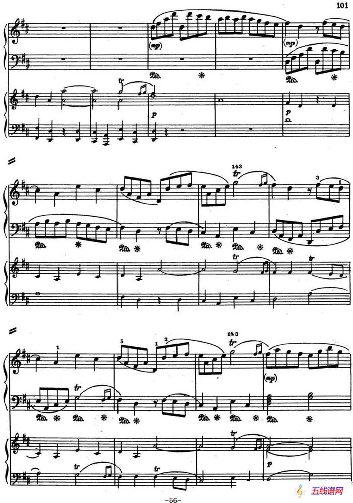 二十八部钢琴协奏曲 No.5（P46-64）