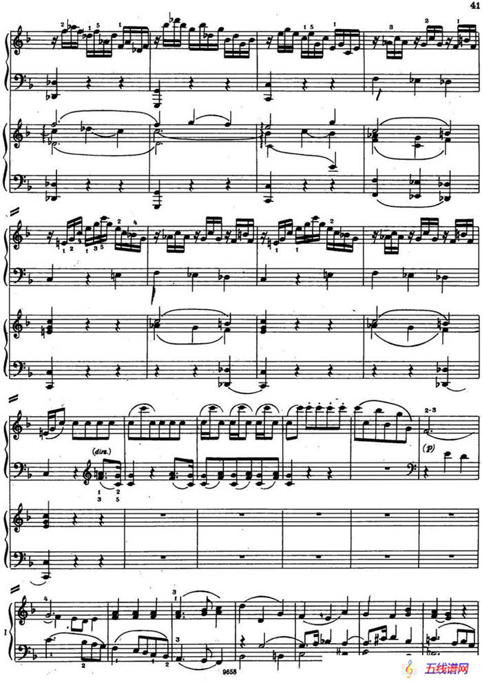 二十八部钢琴协奏曲 No.11（P31-42）