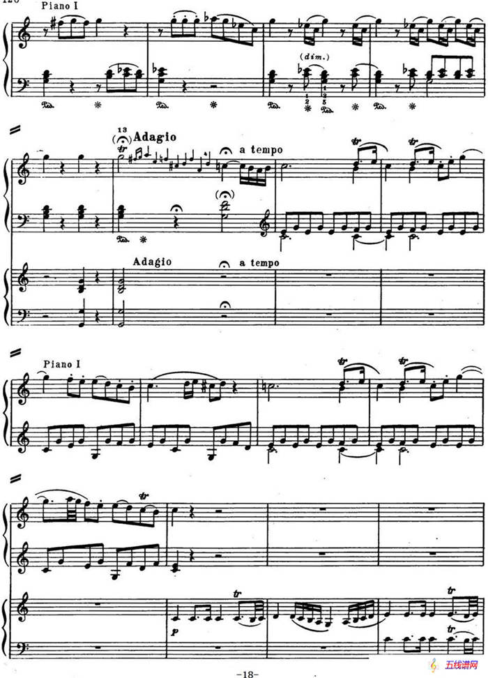 二十八部钢琴协奏曲 No.13（P16-30）