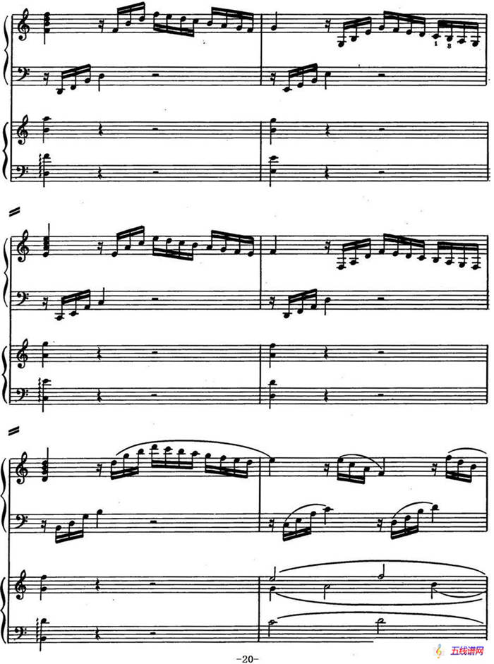 二十八部钢琴协奏曲 No.13（P16-30）