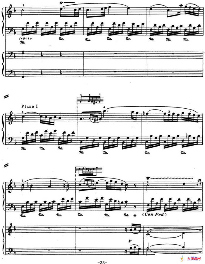 二十八部钢琴协奏曲 No.13（P31-45）